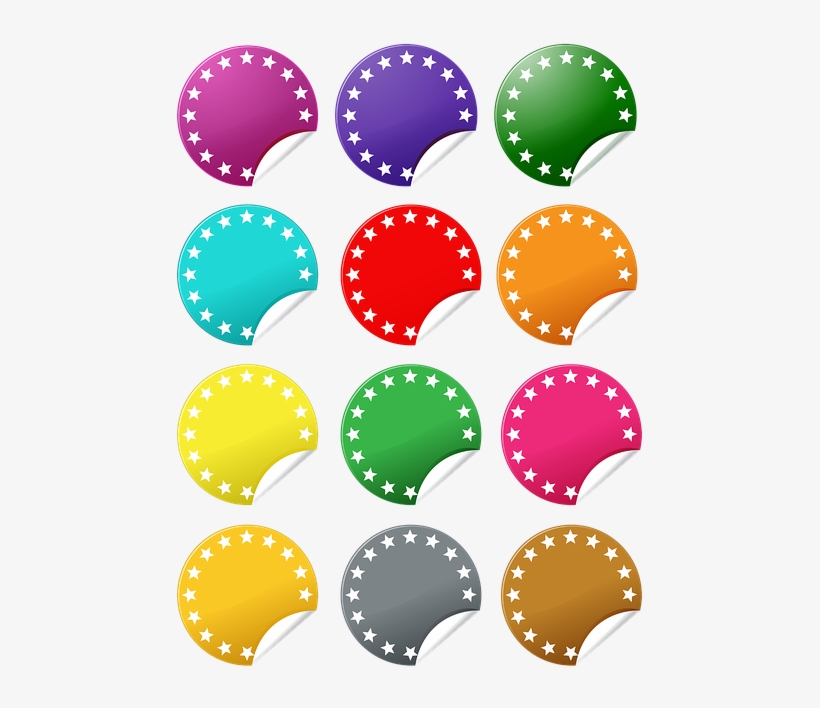 Marketing, Ad, Promotion, Label, Sticky, Note, Set - Circle, transparent png download