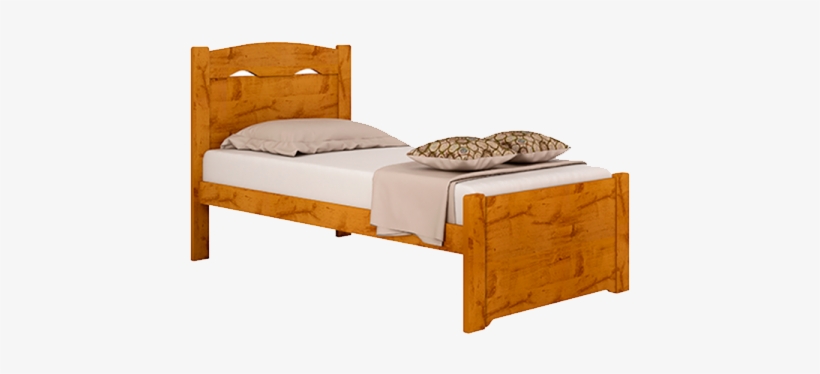 Valverde Cama De Solteiro Ref 142 Avelã - Bed Frame, transparent png download
