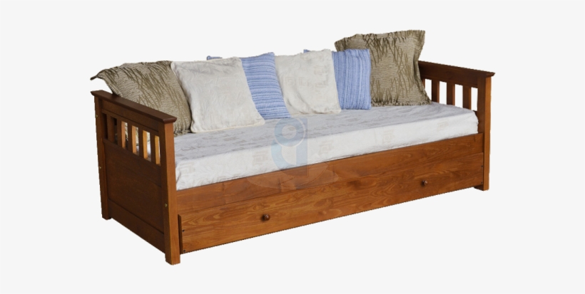 Cama Divan 3id6 Divã N Cama Cravero Quality Tabaco - Studio Couch, transparent png download