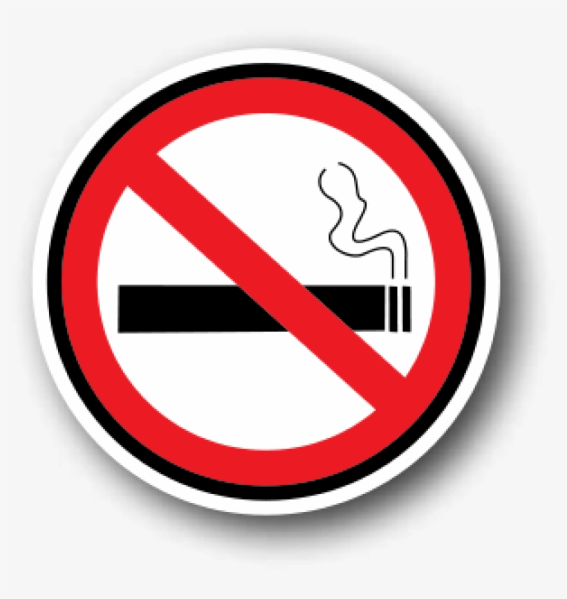Health And Safety Floor Sign, No Smoking - Smoke Free Sign, transparent png download