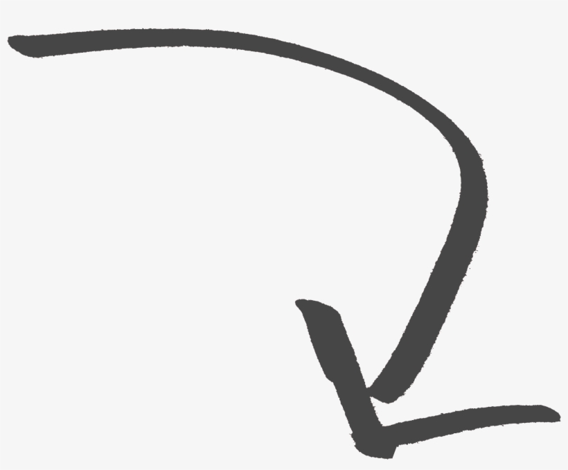 Transparent Background Cruved Arrow, transparent png download