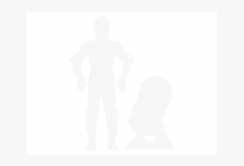 Princess Leia Clipart Silhouette - Star Wars Silhouette Png, transparent png download