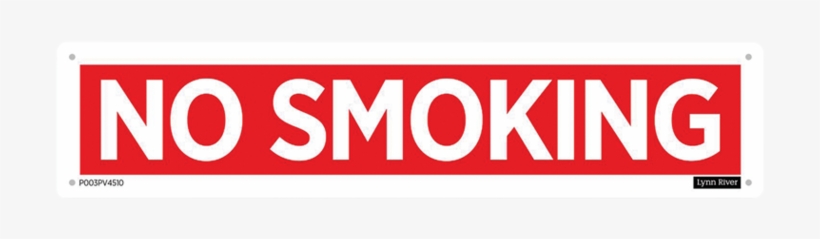 Lynn River No Smoking Sign - Sign, transparent png download