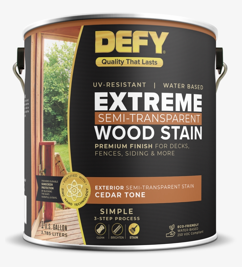 Defy Extreme Stain 1 Gallon - Leather, transparent png download