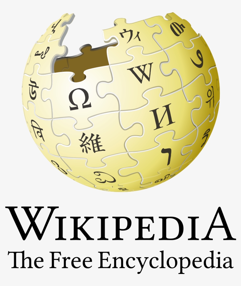 Wikipedia Logo V2 En Gold Blank - Wikipedia, transparent png download