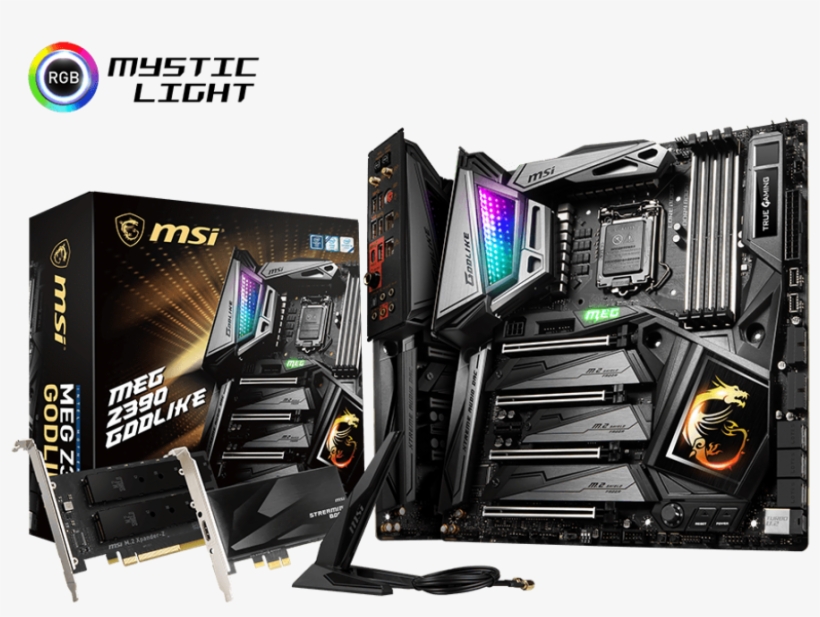 Product Detail - Msi Meg Z390 Godlike, transparent png download