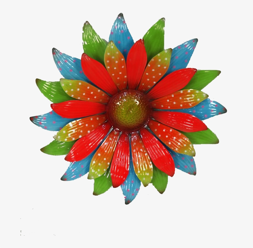 24 - 5"x 2 - 13"x 24 - 5"h Metal Flower, Floral, Floral - Wall, transparent png download
