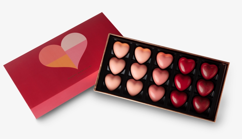 Box Of 15 Valentine's Hearts - Valentine's Day, transparent png download