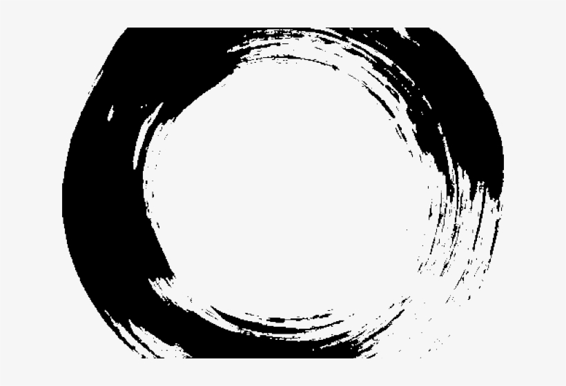 Circle Clipart Brush Stroke - Portable Network Graphics, transparent png download