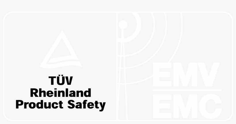Tuv Emc Emv Logo Black And White - Technischer Überwachungsverein, transparent png download