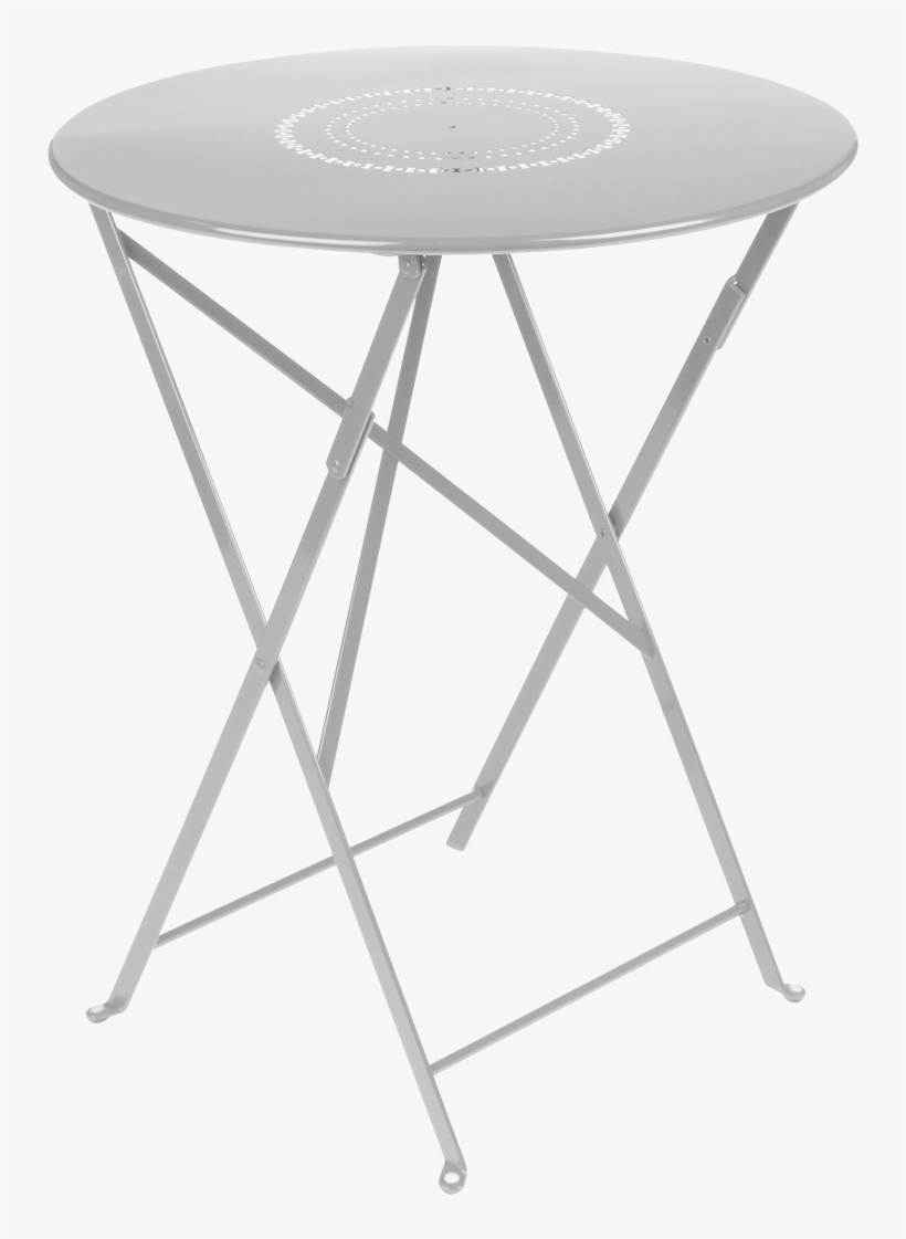 Fermob - Bistro Folding Table Ø 117 Cm, Cottton White, transparent png download