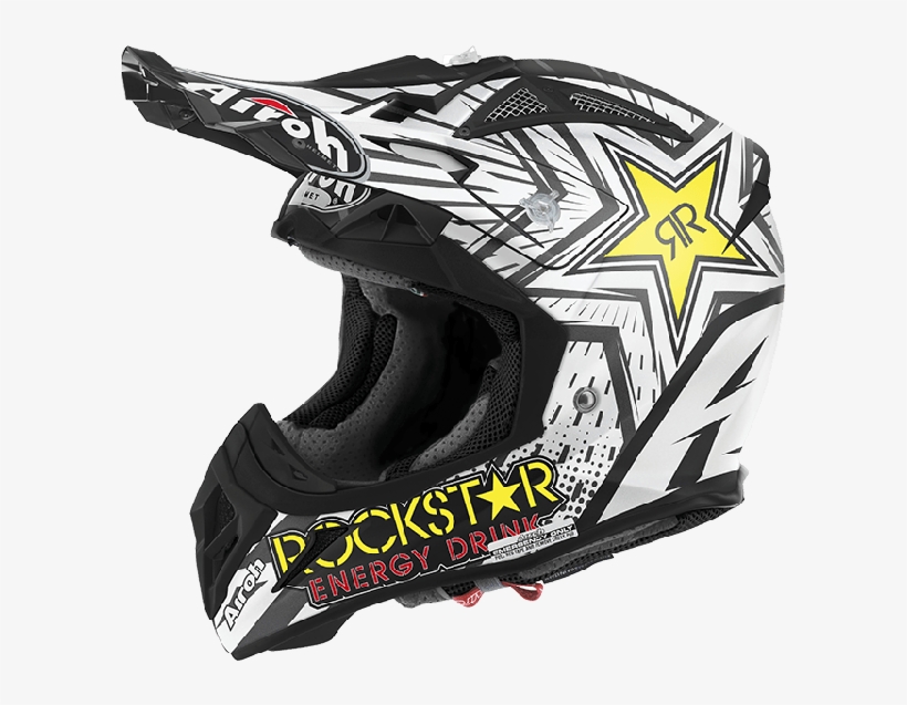 Capacete Motocross Png - Airoh Aviator 2.2 Rockstar, transparent png download