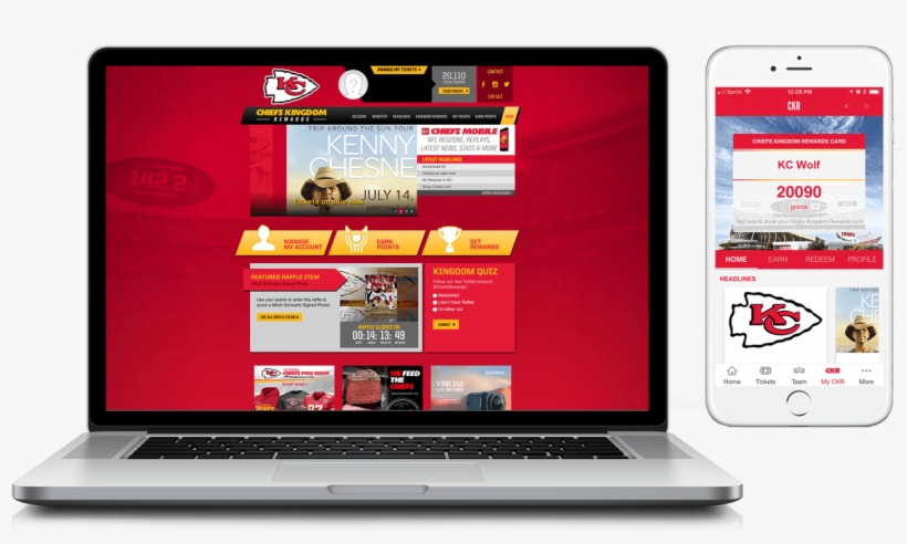 Chiefs Kingdom Rewards - Kansas City Chiefs, transparent png download