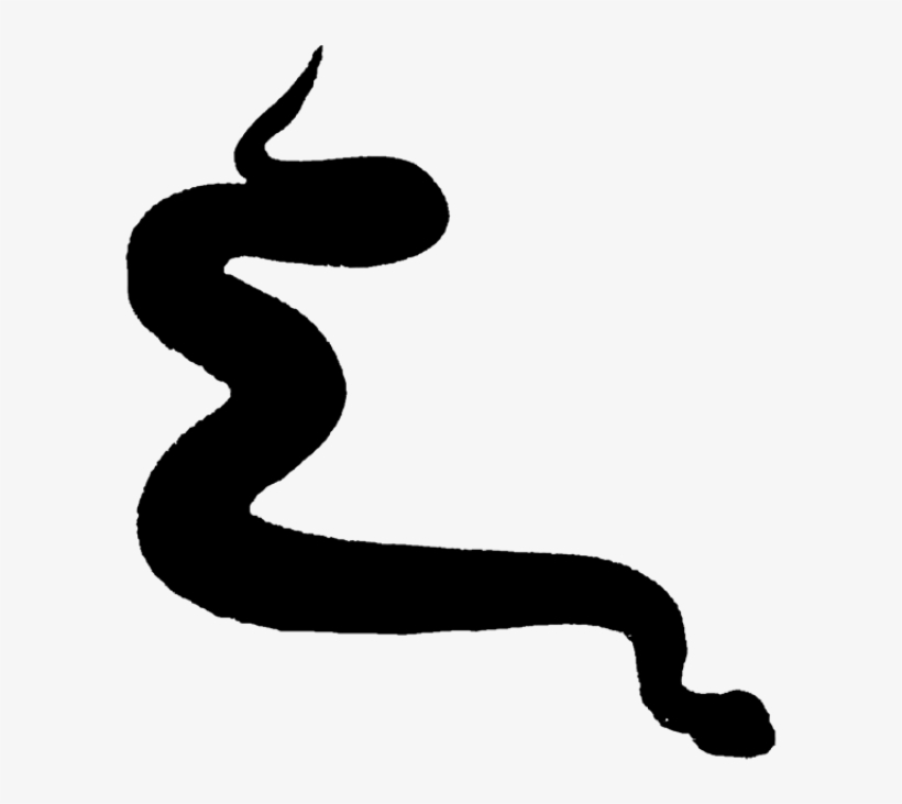 Snake Silhouette - Illustration, transparent png download