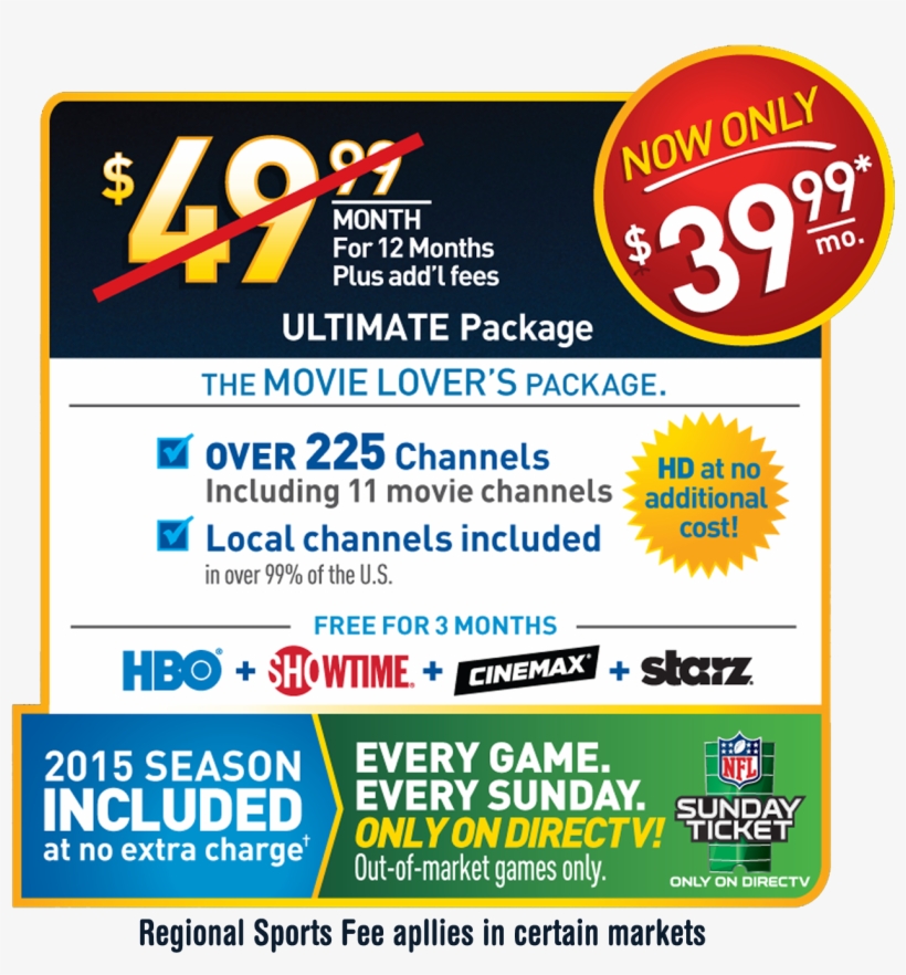 All Directv Offers Require 24-month Agreement - Showtime, transparent png download