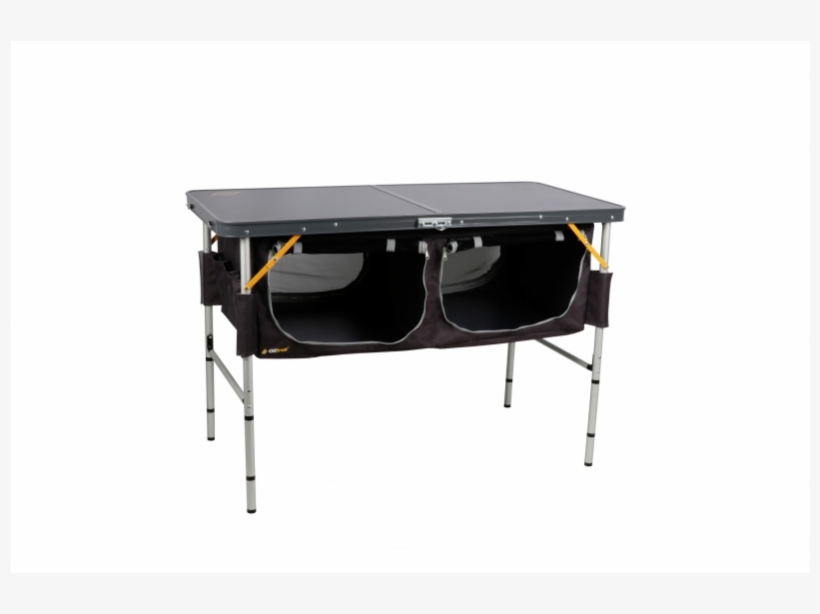 Oztrail Folding Table With Storage - Folding Table, transparent png download