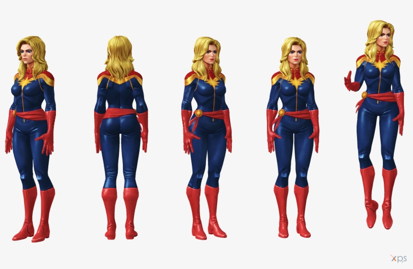 Captain Marvel Custom Reupload By Ssingh511 - Avengers, transparent png download