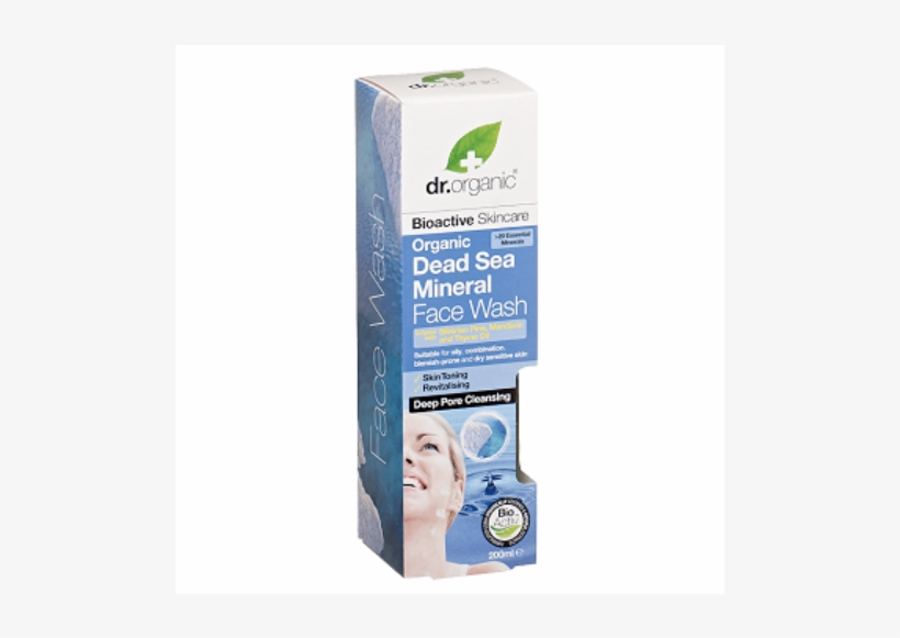 Organic Dead Sea Mineral Face Wash 200ml - Cleanser, transparent png download