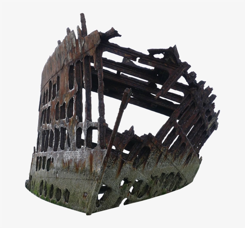 Wreck, Ship, Old, Boot, Stainless, Stranded, Ship Wreck - Wreck Of The Peter Iredale, transparent png download