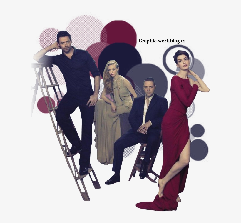 Amanda Seyfried, Hugh Jackman - Album Cover, transparent png download