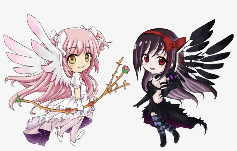 Madoka Magica Homura Devil - Madoka Magica Homura Demon, transparent png download