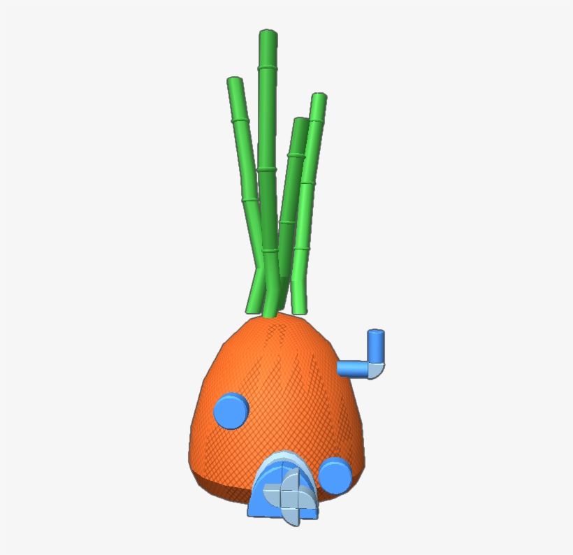 The Place Where Spongebob Lives Its Also Known As Spongebobs - Orange, transparent png download