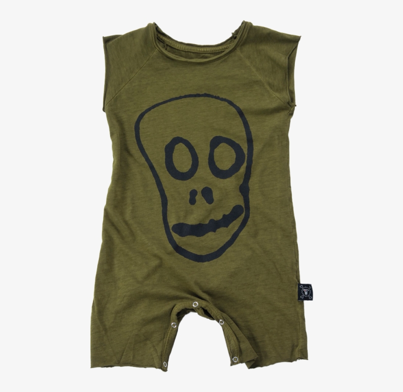 Nununu Sleeveless Playsuit Skull Mask - Active Tank, transparent png download