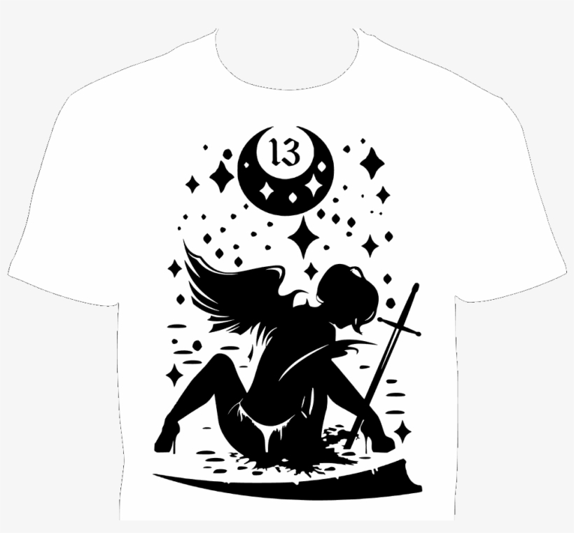 Angle Girl - Wall Decal, transparent png download