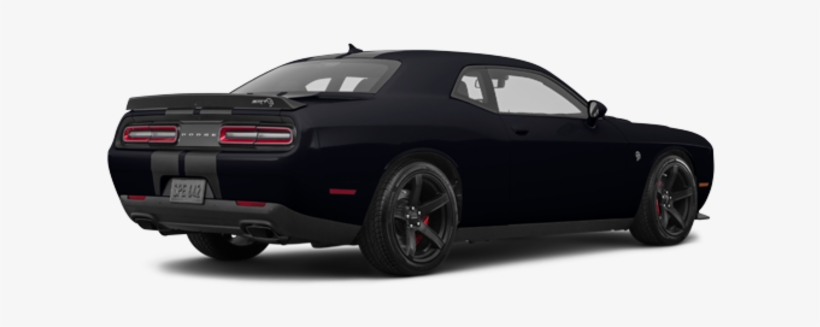 Dodge Challenger Srt Hellcat - Dodge Challenger 2017 In Black, transparent png download