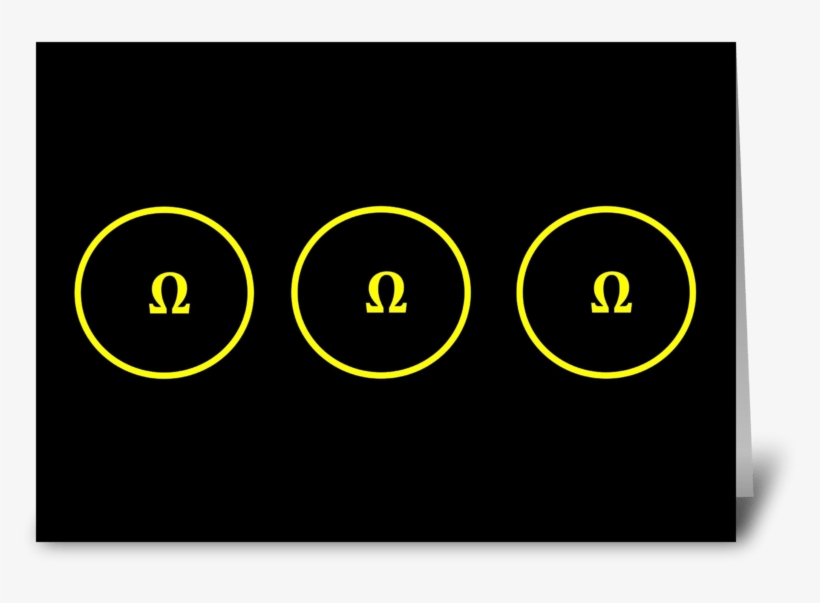 Ohm Relaxation Card - Circle, transparent png download