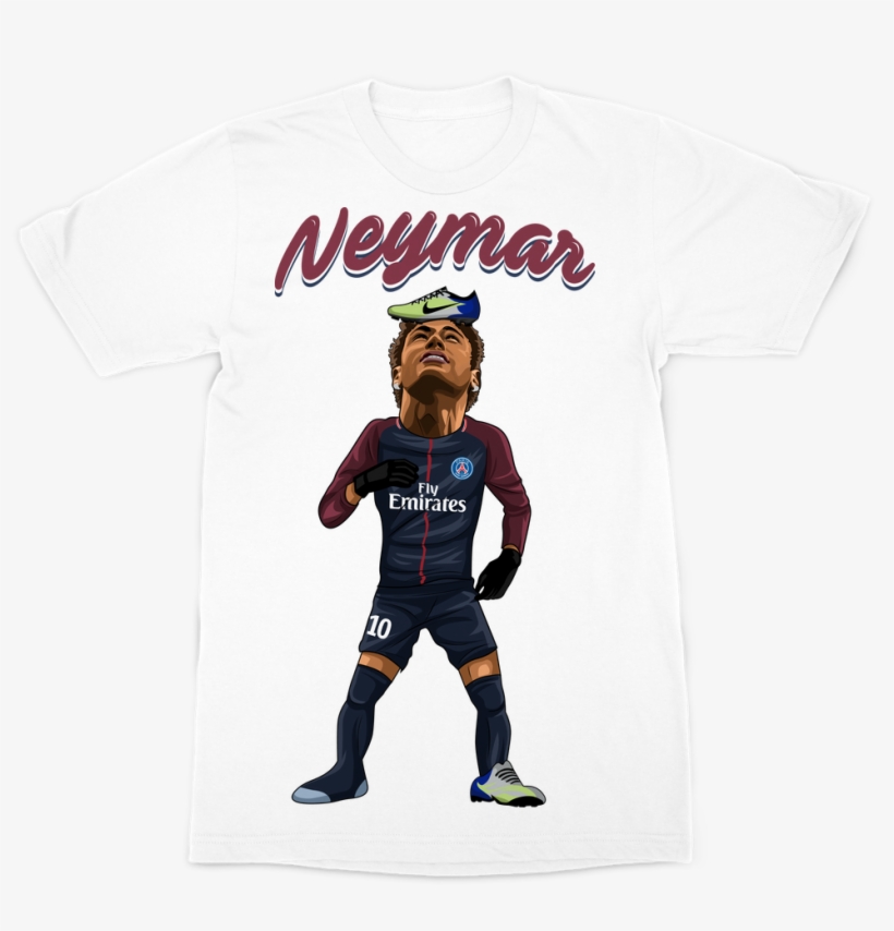 Neymar ﻿premium Sublimation Adult T-shirt - Active Shirt, transparent png download