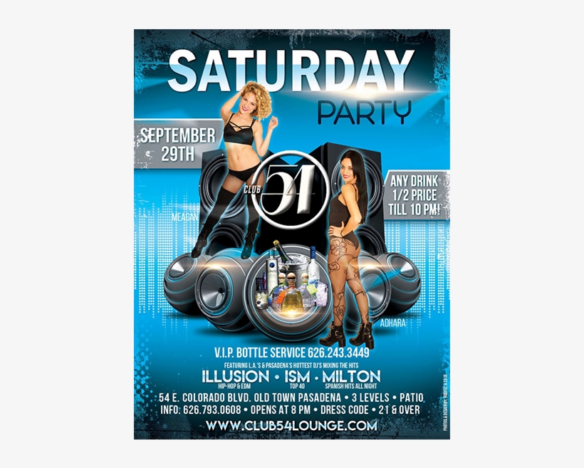 Pre-columbus Day With Djs - Flyer, transparent png download