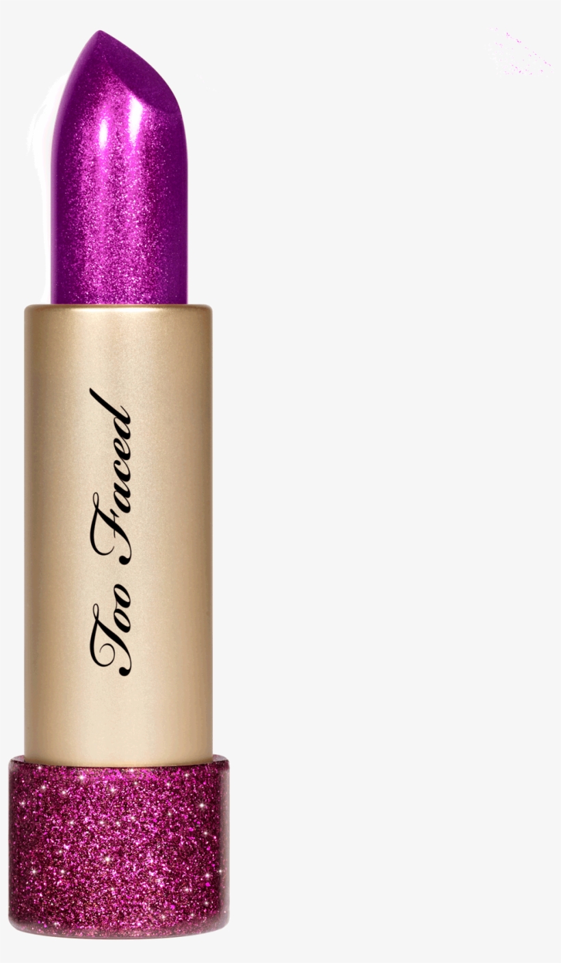 Throwback - Too Faced Metallic Sparkle Lipstick Swatches, transparent png download