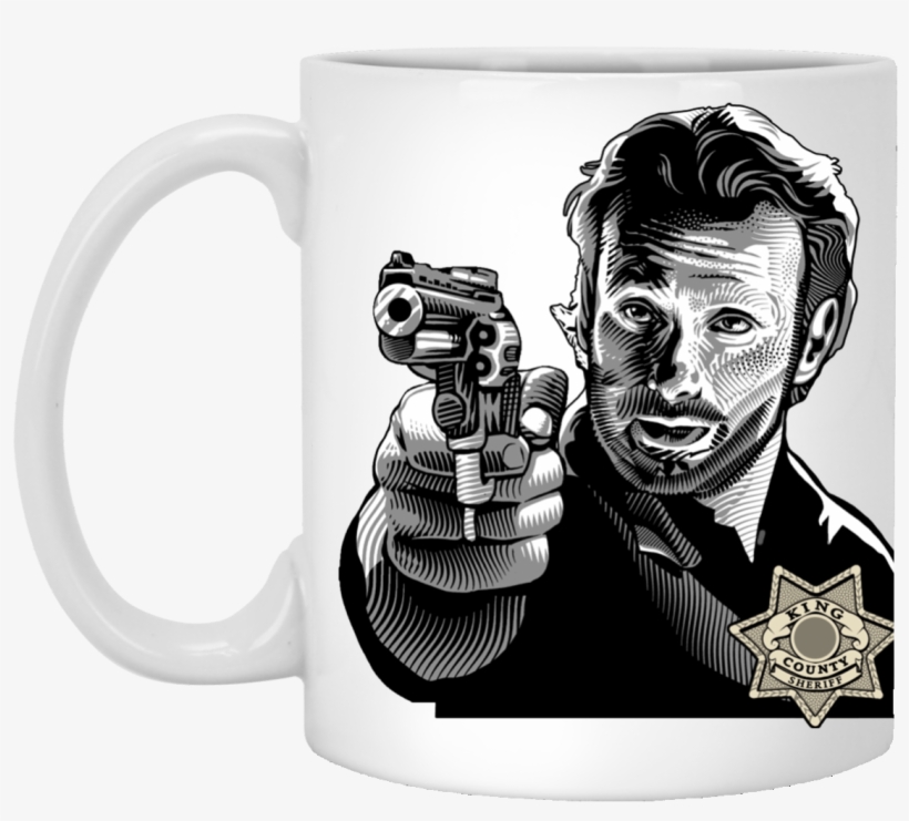 Rick Grimes Coffee Mugs - Mug, transparent png download