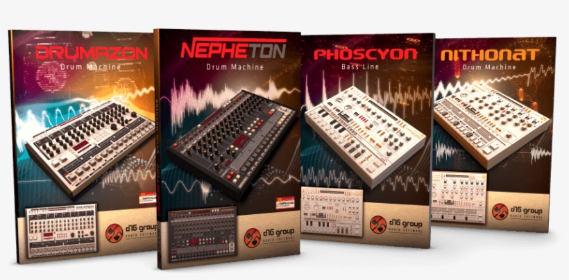 D16 Group Classic Boxes Bundle - Analog Synthesizer, transparent png download