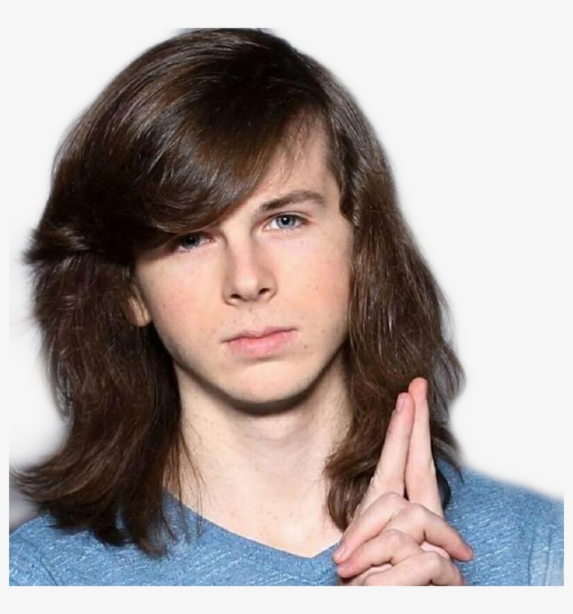 Carlgrimes Carl Grimes Carlgrimessticker Chandlerriggs - Chandler Riggs Short Hair Wsc, transparent png download