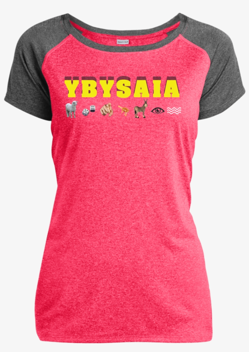 Heart Anchor Heather On Heather Performance T-shirt - Shirt, transparent png download