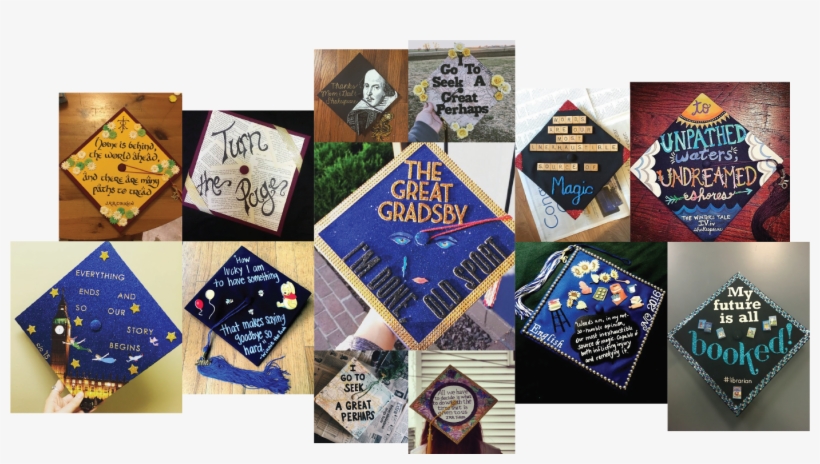 25 Graduation Caps For Book Lovers - Craft, transparent png download