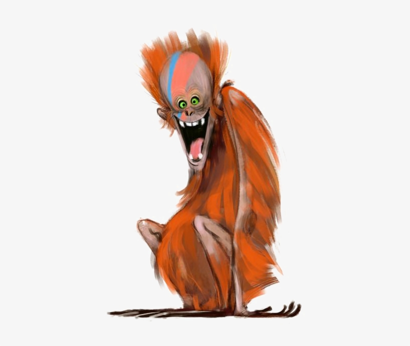 Western Gorilla - Orang Utan Cartoons, transparent png download