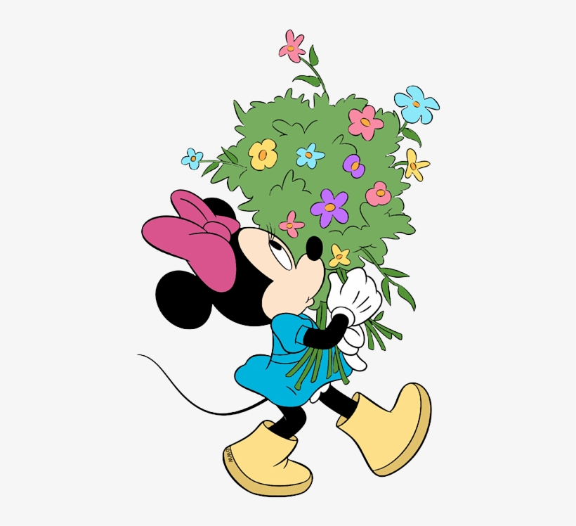 Disney Springtime Clip Art Disney Clip Art Galore - Minnie Mouse With ...