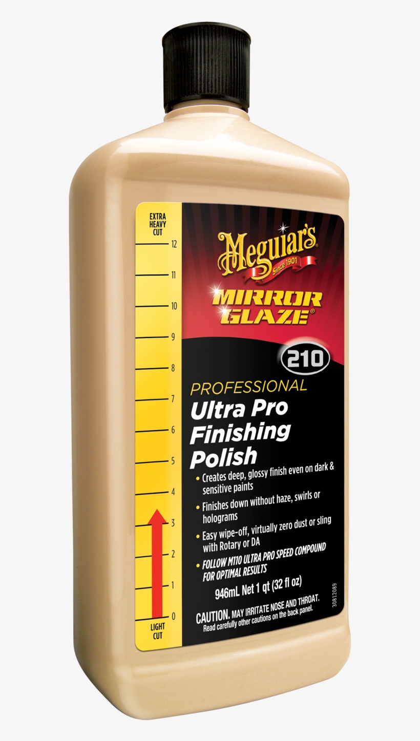 Meguiar's M210 Mirror Glaze Ultra Pro Finishing Polish - Meguiars Compound, transparent png download
