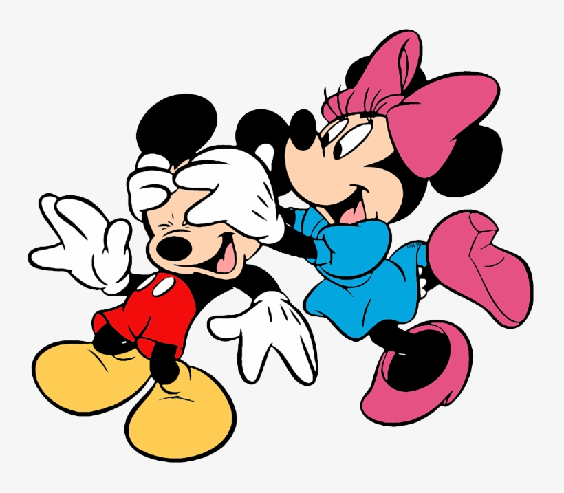 Mickey, Minnie Playing Guess Who - Cartoon, transparent png download