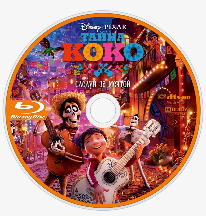 Coco Bluray Disc Image - Coco, transparent png download