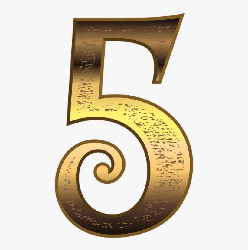 Free Png Download Old Gold Number Five Clipart Png - Portable Network Graphics, transparent png download