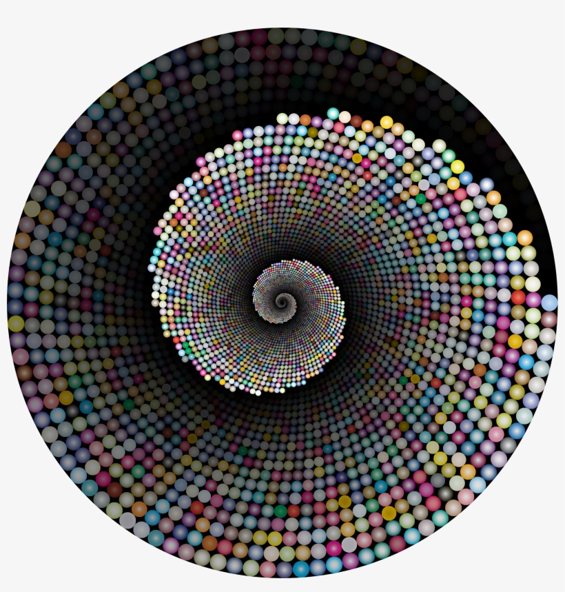 This Free Icons Png Design Of Colorful Swirling Circles, transparent png download