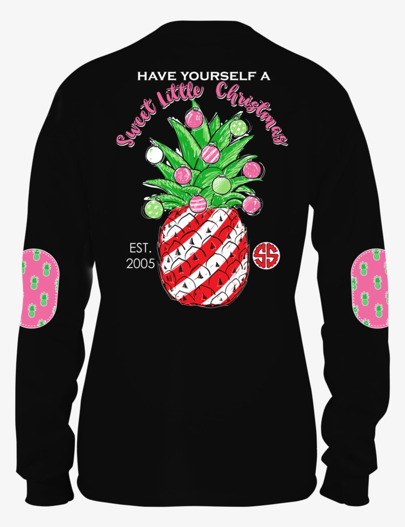 Ss Sweet Little Christmas - Simply Southern Pineapple Christmas, transparent png download