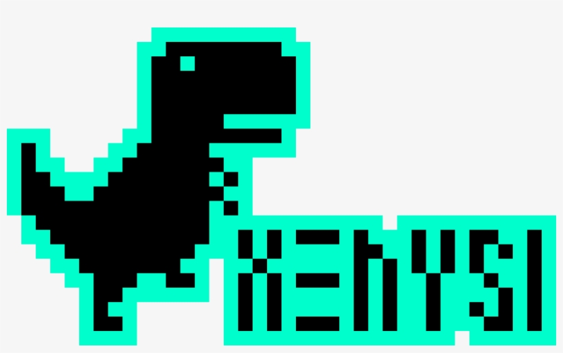 Xenysi Youtube Logo - Dino Chrome, transparent png download