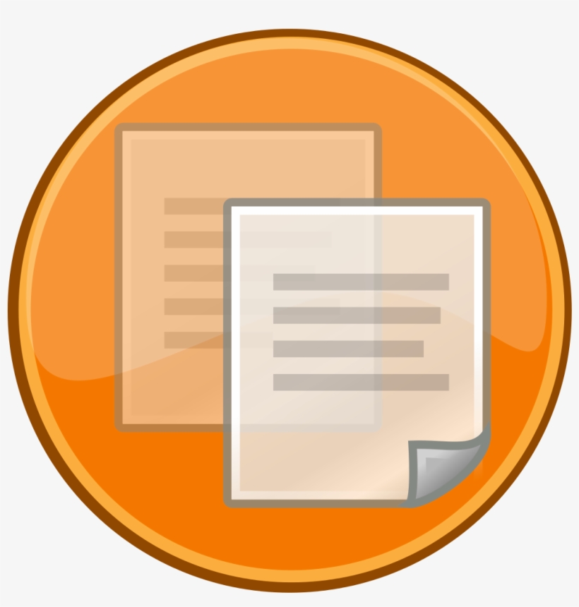 Edit-copy Orange Button - Circle, transparent png download