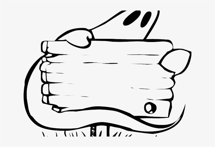 Wood Clipart Creepy - Halloween Sign Clip Art Png, transparent png download