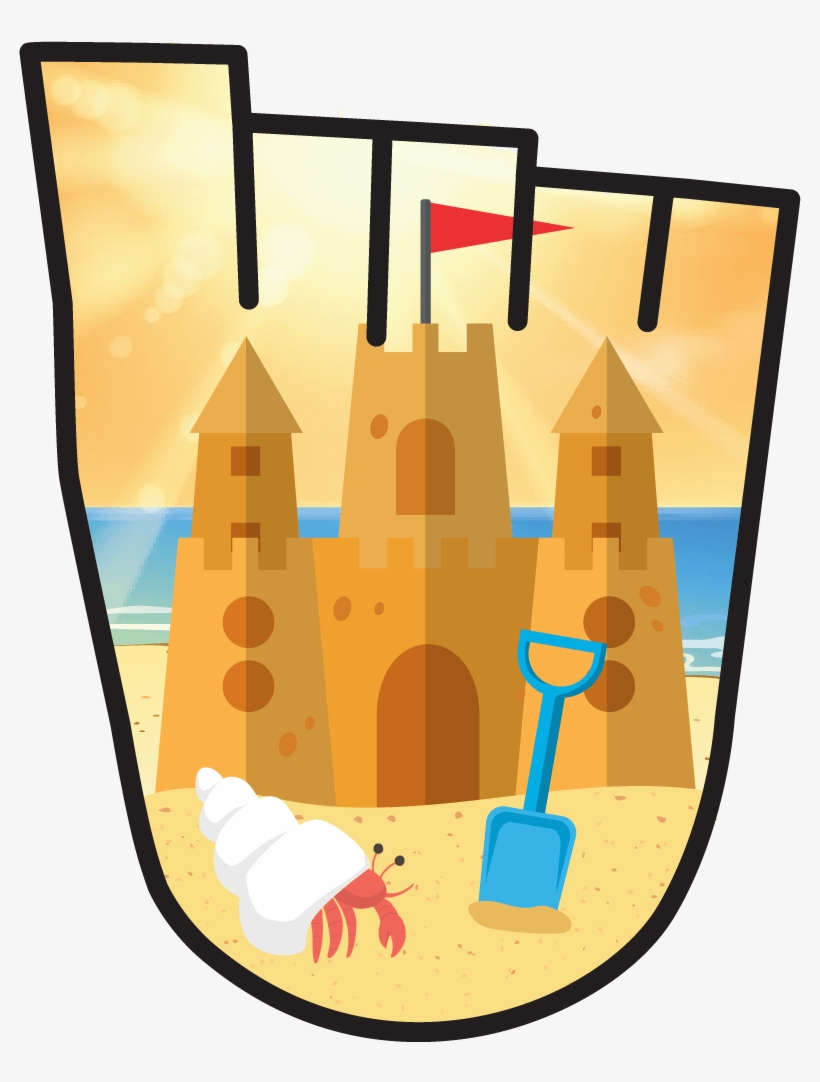 July 2019 Wow Badge Sandcastles, transparent png download